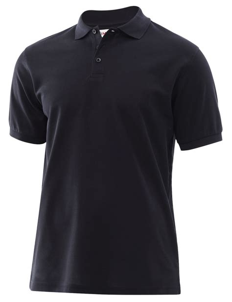 schwarze Poloshirts für Herren 